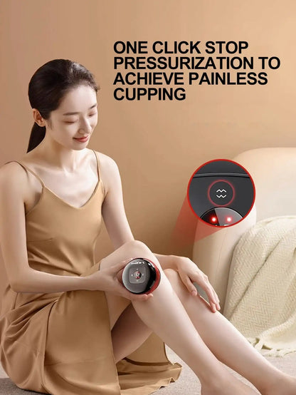 Kindred Lift Smart Cupping Massager — Heat, Suction & Red Light Therapy