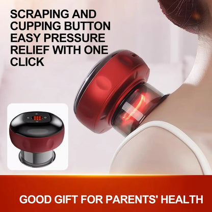 Kindred Lift Smart Cupping Massager — Heat, Suction & Red Light Therapy