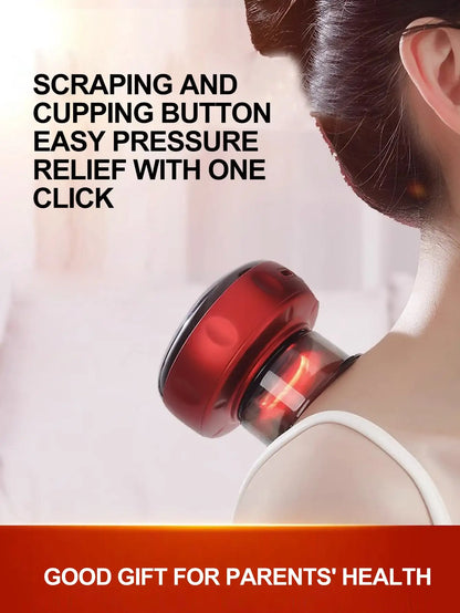 Kindred Lift Smart Cupping Massager — Heat, Suction & Red Light Therapy