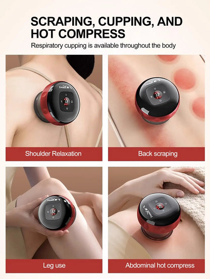 Kindred Lift Smart Cupping Massager — Heat, Suction & Red Light Therapy